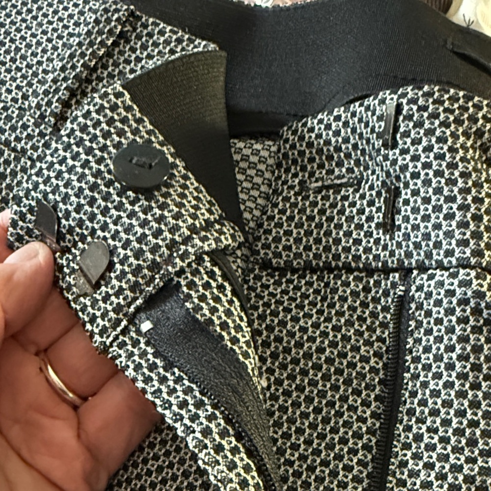 NWT Lane Bryant Sz 20 regular Stretch Waist Geometric Pants - Picture 5 of 6